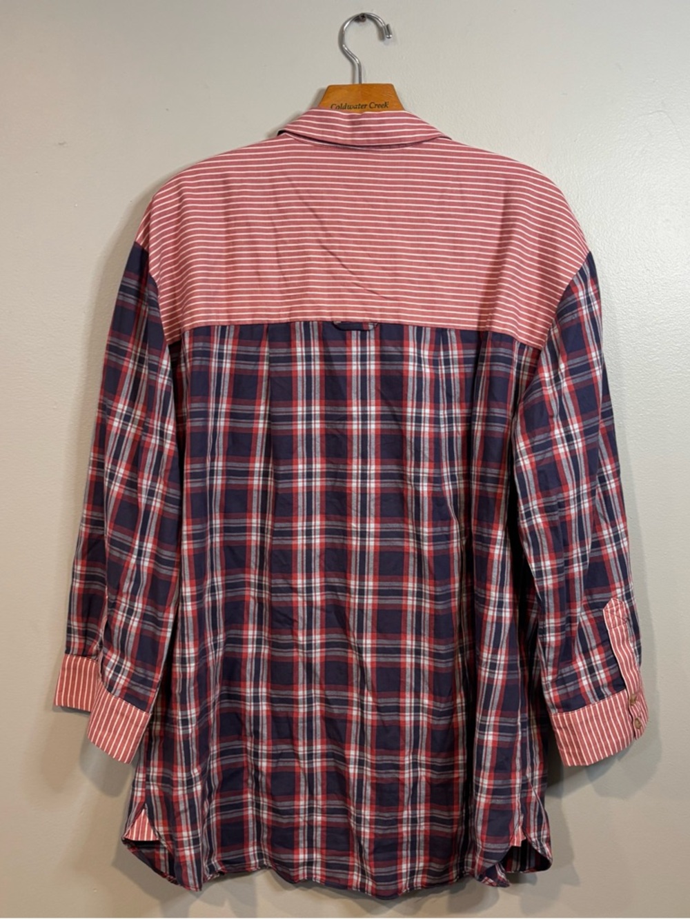 Anthropologie Flannel Boyfriend Buttondown Shirt Medium - Picture 3 of 13